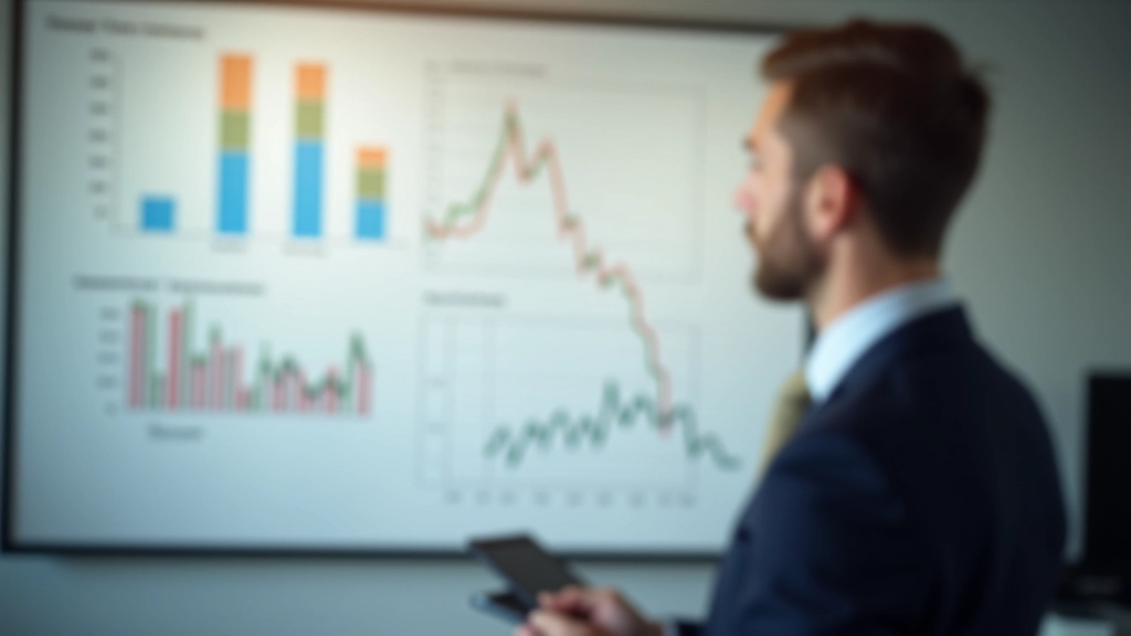 EZB-Sitzungsraum mit Tafel, Zahlen und Geldpolitischen Diagrammen