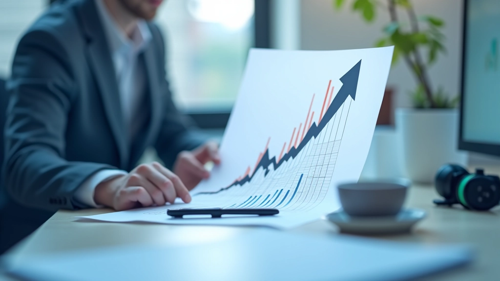 Grafik mit steigenden Zinspfeilen und EZB-Logo, visualisiert Leitzinserhöhungen im Zeitverlauf