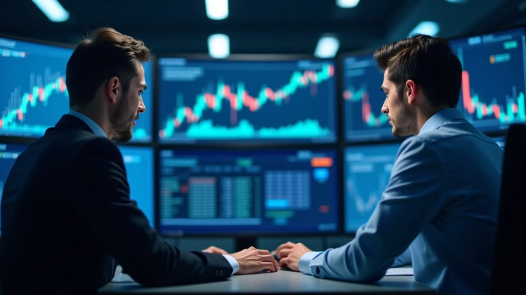 Finanzmarkt-Datenströme und digitale Handelsplattformen zeigen wirtschaftliche Aktivität